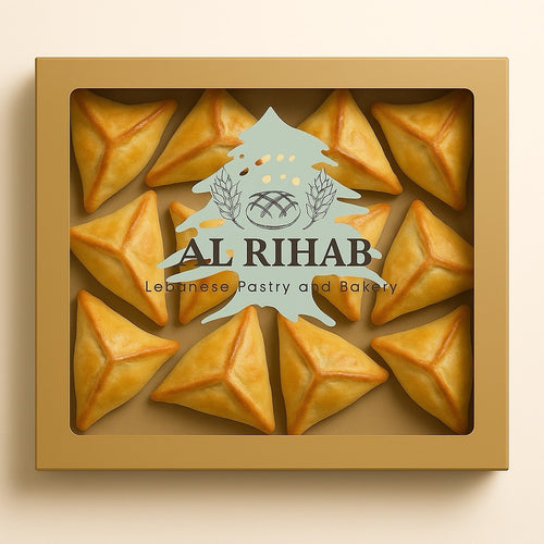 Authentic Lebanese homemade Baked Mini Spinach Fatayer pies
