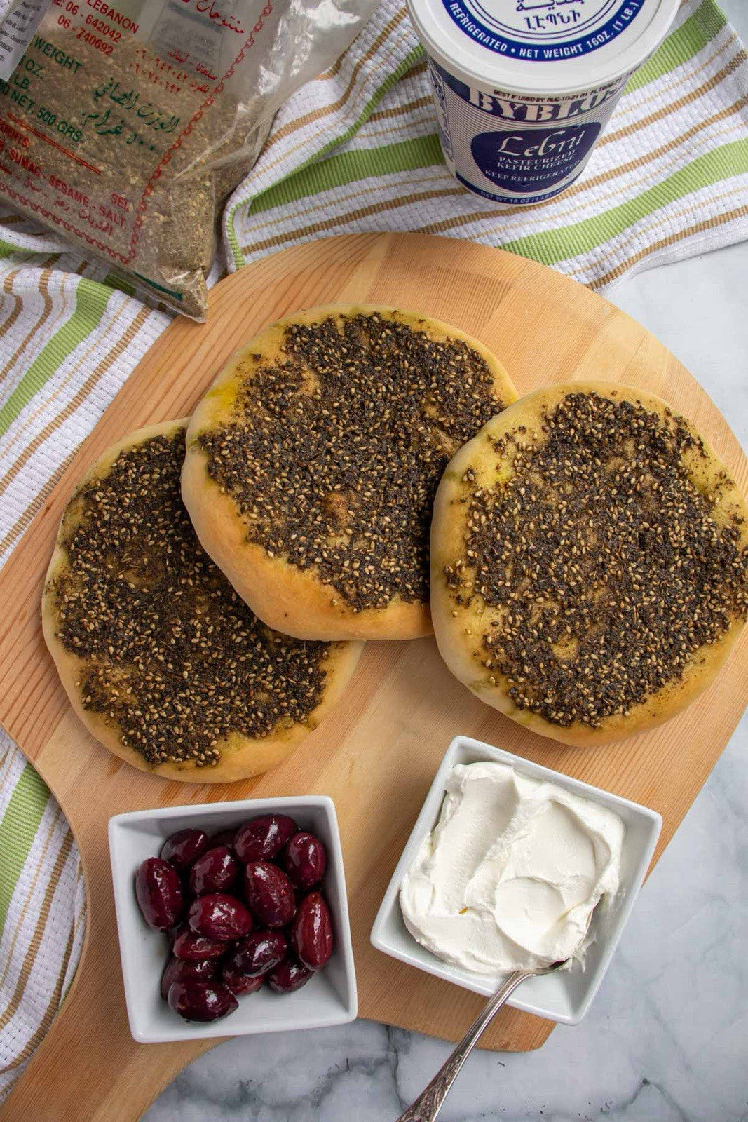 Authentic Lebanese Homemade Mini Thyme Fatayer