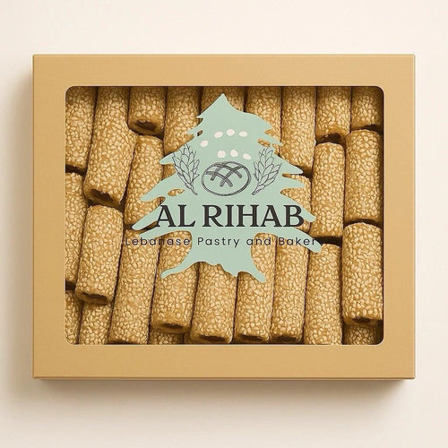 Authentic Lebanese homemade Cookies with Dates and Sesame