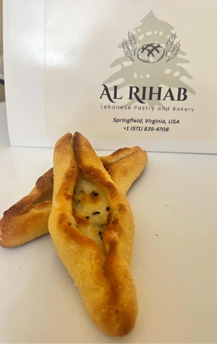 Authentic Lebanese homemade mini Cheese Fatayer pies