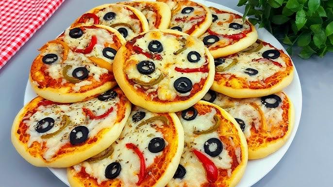 Authentic Lebanese homemade mini pizza or pies